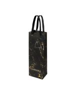 Пакет подарочный Альт Premium "Carrara Black", 12,3 x 36 x 9 см