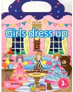 My first sticker book.Girls dress up