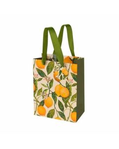 Пакет подарочный premium "Flora" Lemons, M, 18 X 23 X 10см.