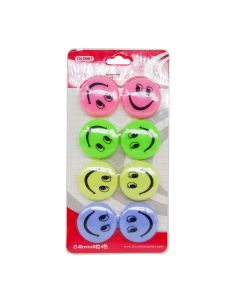 Магниты SMILE д. 40мм 8шт. в блистере